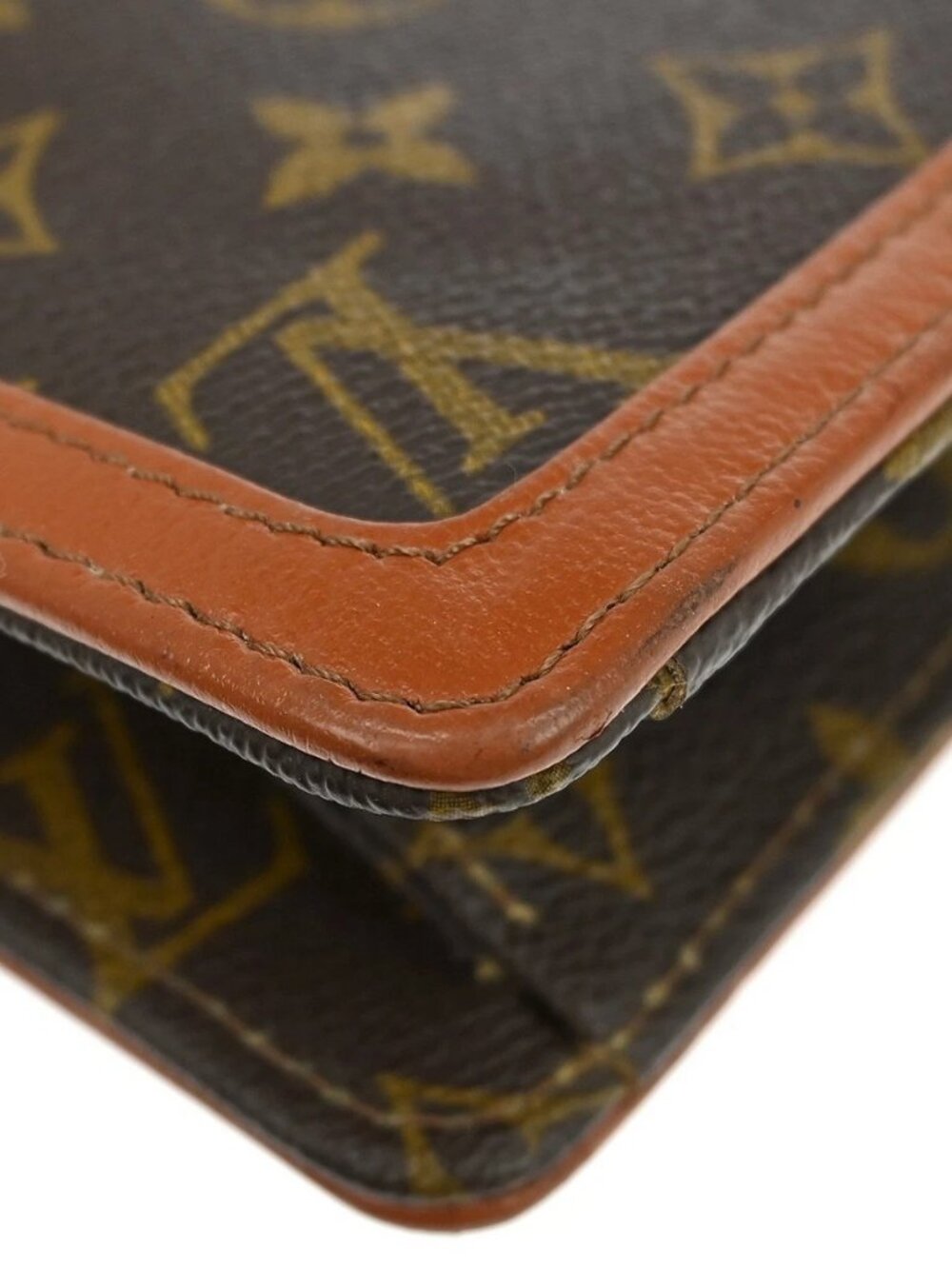 2 LOUIS VUITTON POCHETTE DAM GM CLUTCH HANDBAG - Picture 5 of 15